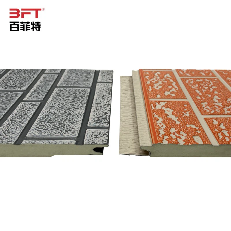 Фасадные стеновые панели металлические под кирпич